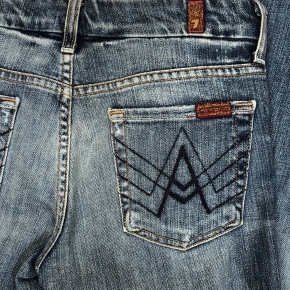 𝅺brand new 7 for all mankind A pocket faded jeans - Picture 7 of 10